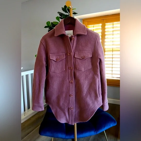 Aritzia Wilfred Free The Ganna Shirt Jacket Women’s Size S - Picture 4 of 9
